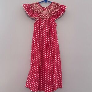 Mom & Me girls smocked dress size 6